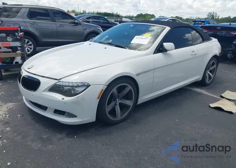 2008 BMW 650I from USA, damaged, VIN WBAEB535X8CX63462